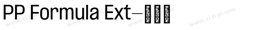 PP Formula Ext字体转换